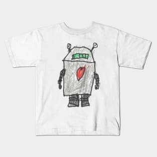 Love Robot Kids T-Shirt